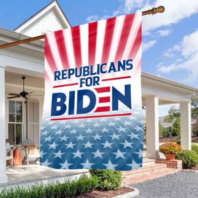 Republicans for Biden Flag - Biden for 2024 President Flag Patriotic Political American Flag - Gift for Republican