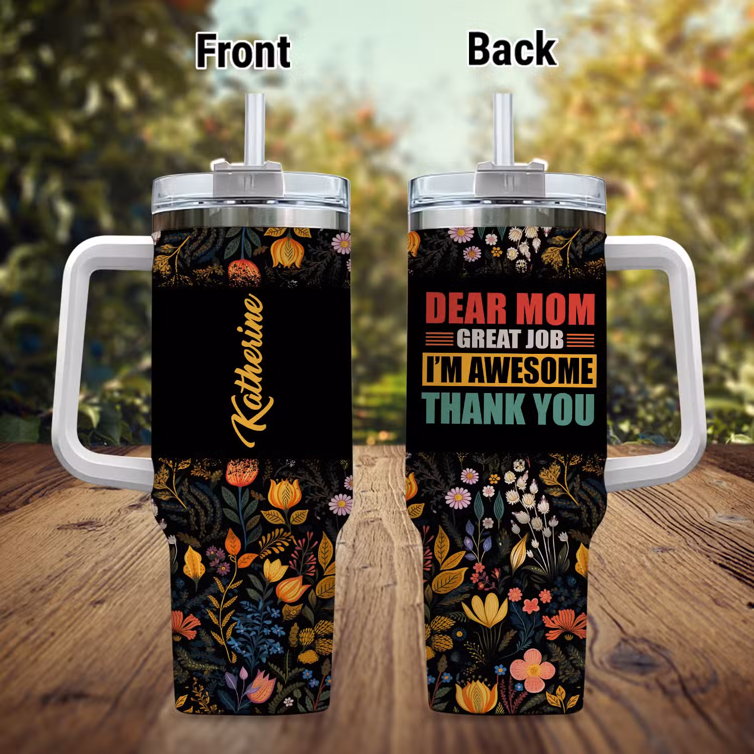 1VT. Dear Mom Great Job tumbler mk11