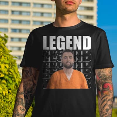 Legend Scottie Scheffler Mugshot T-Shirt