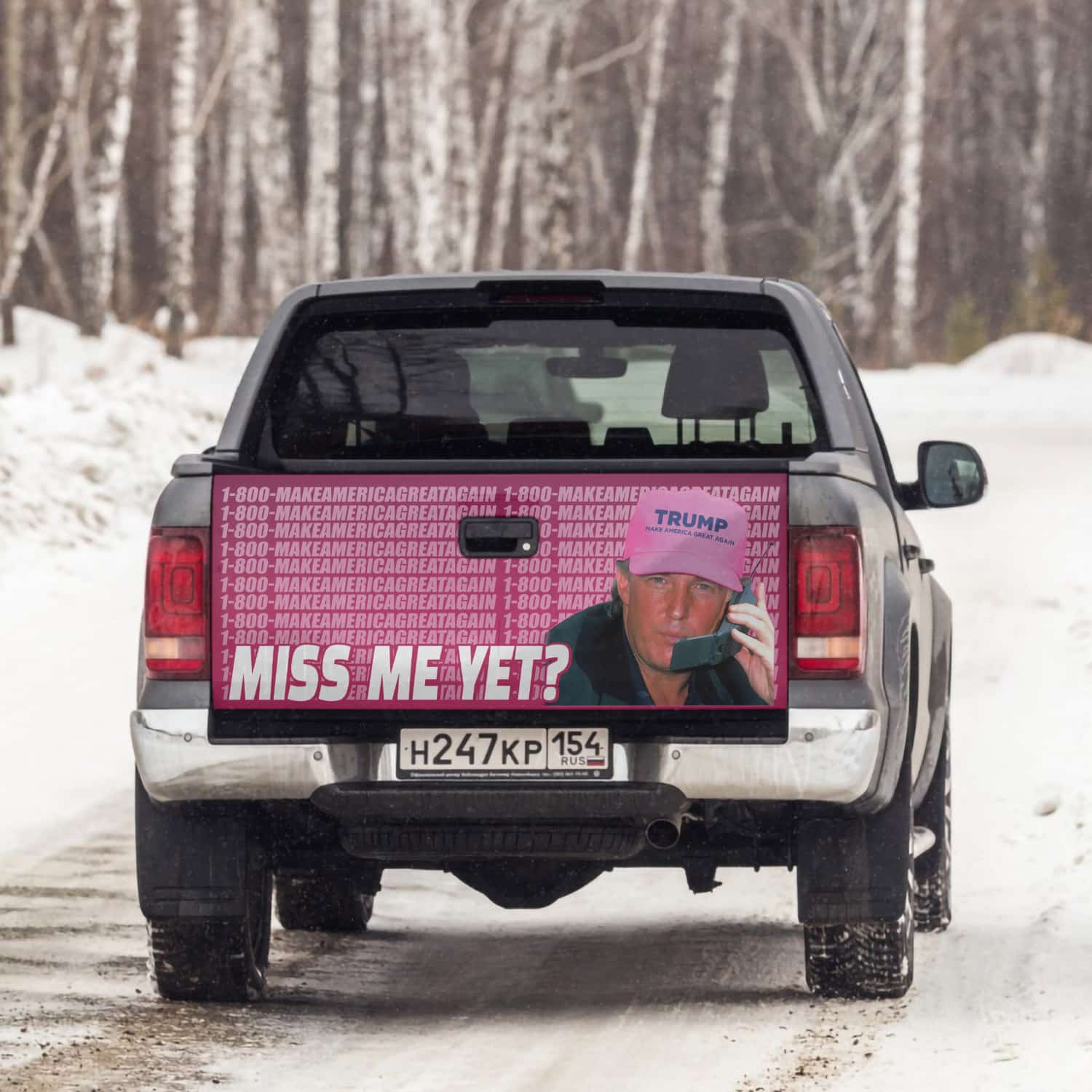 9VT. Trump Miss Me Yet tailgate mk4