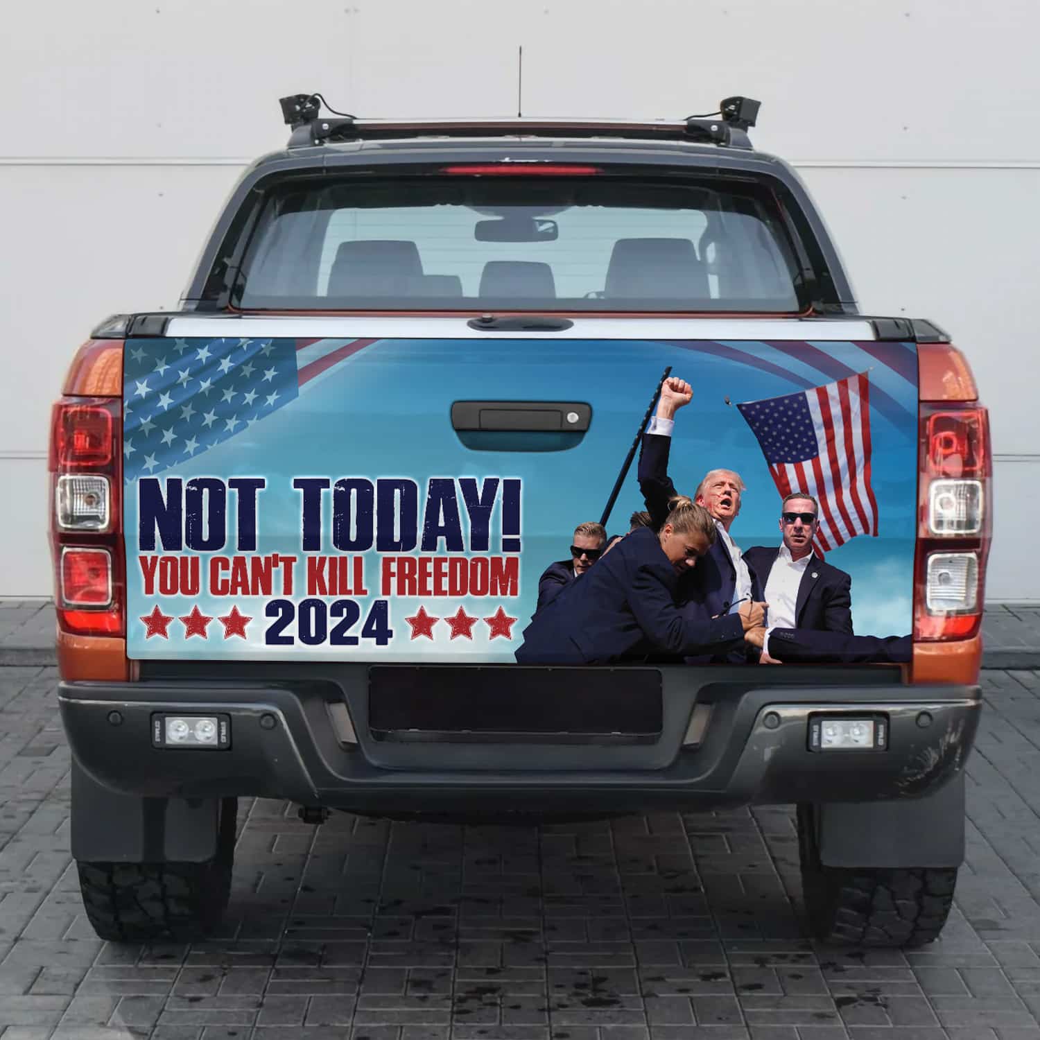8VT. Trump Not Today tailgate mk2