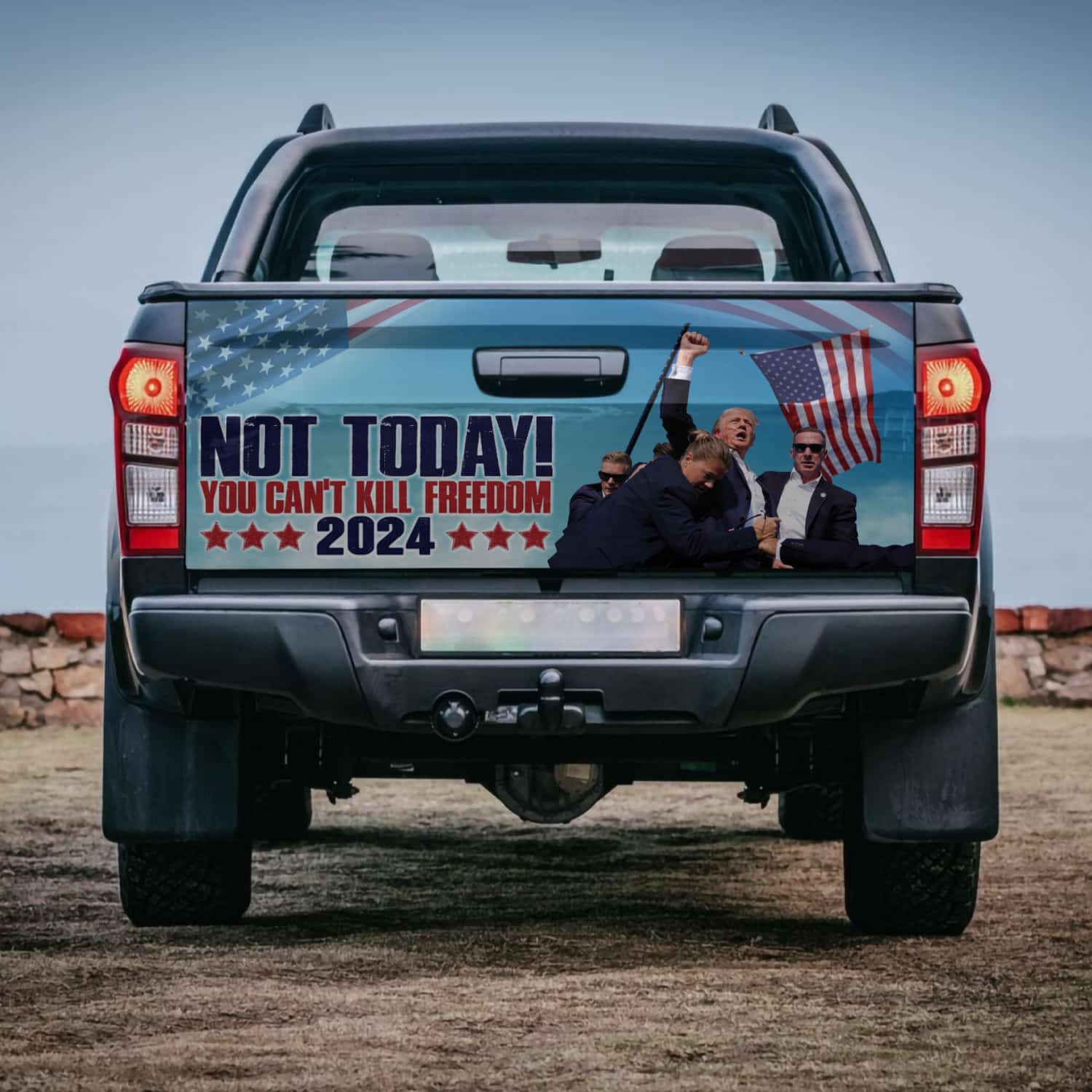 8VT. Trump Not Today tailgate mk3