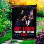 8VT. Trump Not Today flag mk3