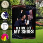 8VT. Trump Get My Shoes flag mk3