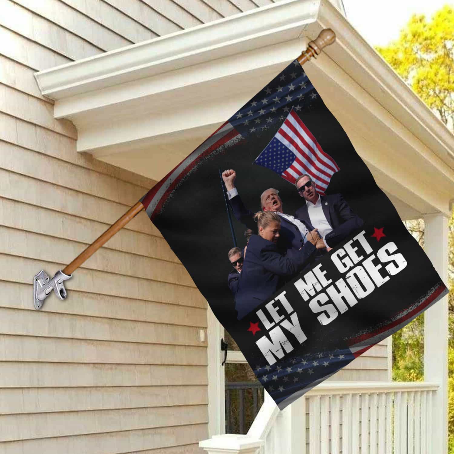 8VT. Trump Get My Shoes flag mk6