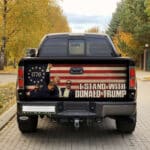 9VT. Stand With Donald Trump tailgate mk1