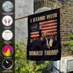 9VT. Stand With Donald Trump flag mk6