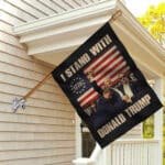9VT. Stand With Donald Trump flag mk7
