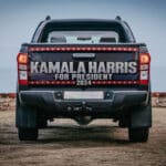 Kamala Harris 2024 For President Tailgate Decal Sticker Wrap - Support Harris Vinyl Graphic Decal Bumper Sticker