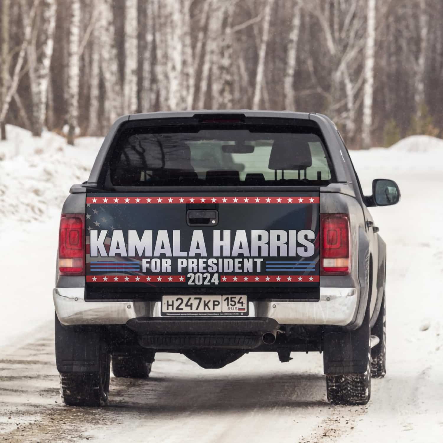 9VT. UU TIEN Kamala Harris For President tailgate mk4