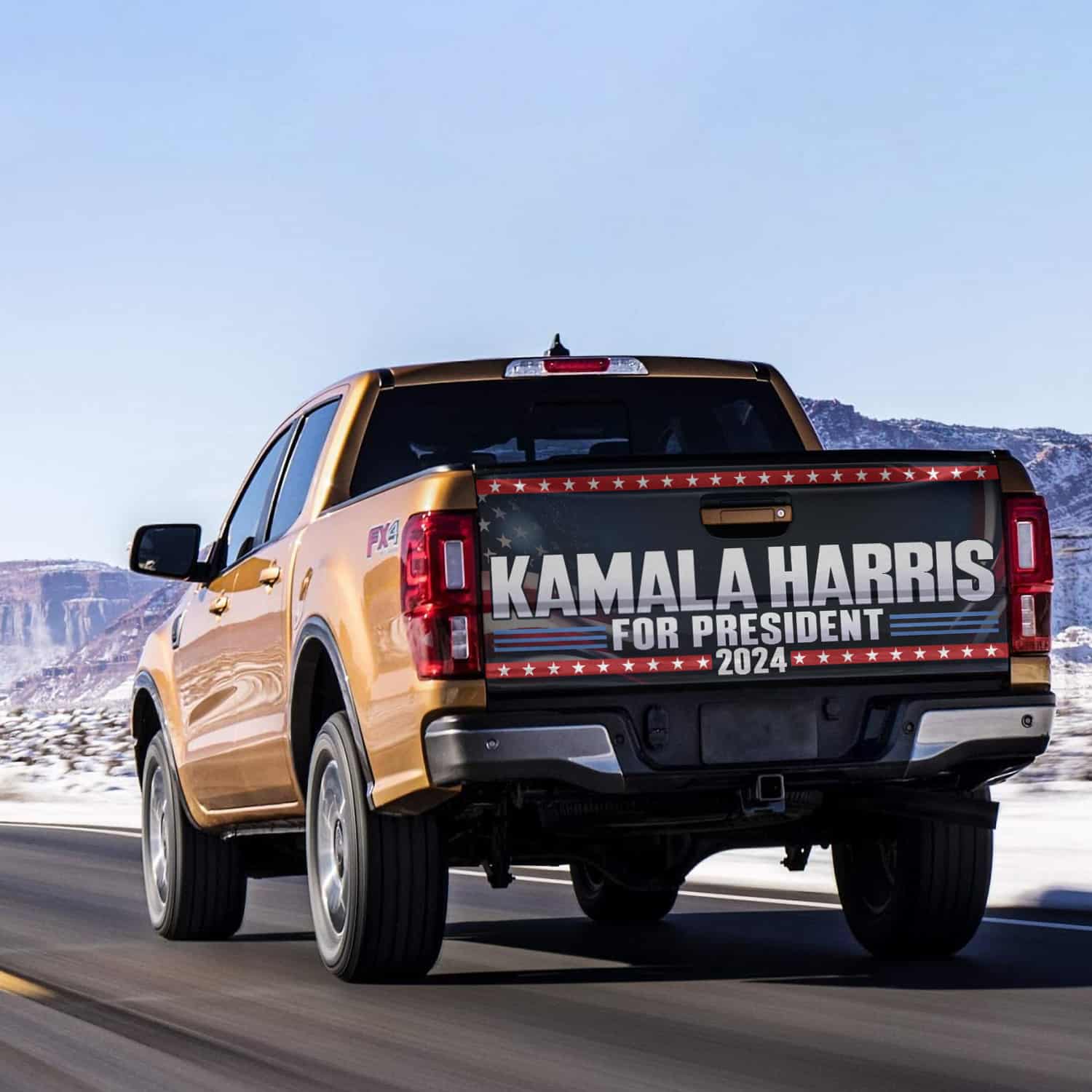 9VT. UU TIEN Kamala Harris For President tailgate mk5