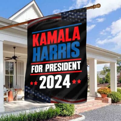Kamala Harris 2024 For President Outdoor House Flag - Support Harris Home Garden Flag