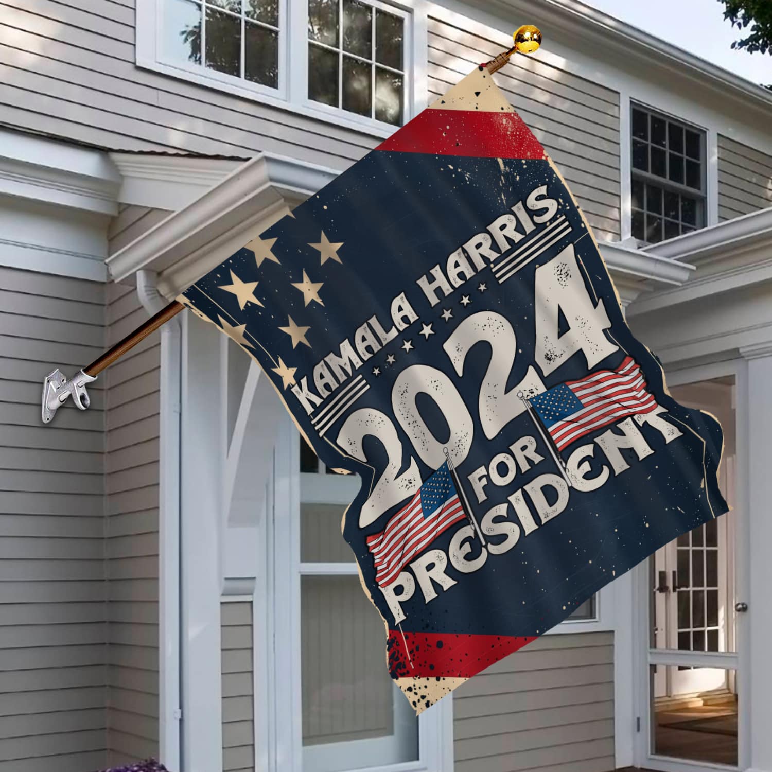 4VT. Kamala Harris For President FLAG mk10