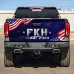 FKH Trump 2024 Funny Kamala Harris Truck Tailgate Decal Sticker Wrap - Vinyl Graphic Decal Bumper Sticker