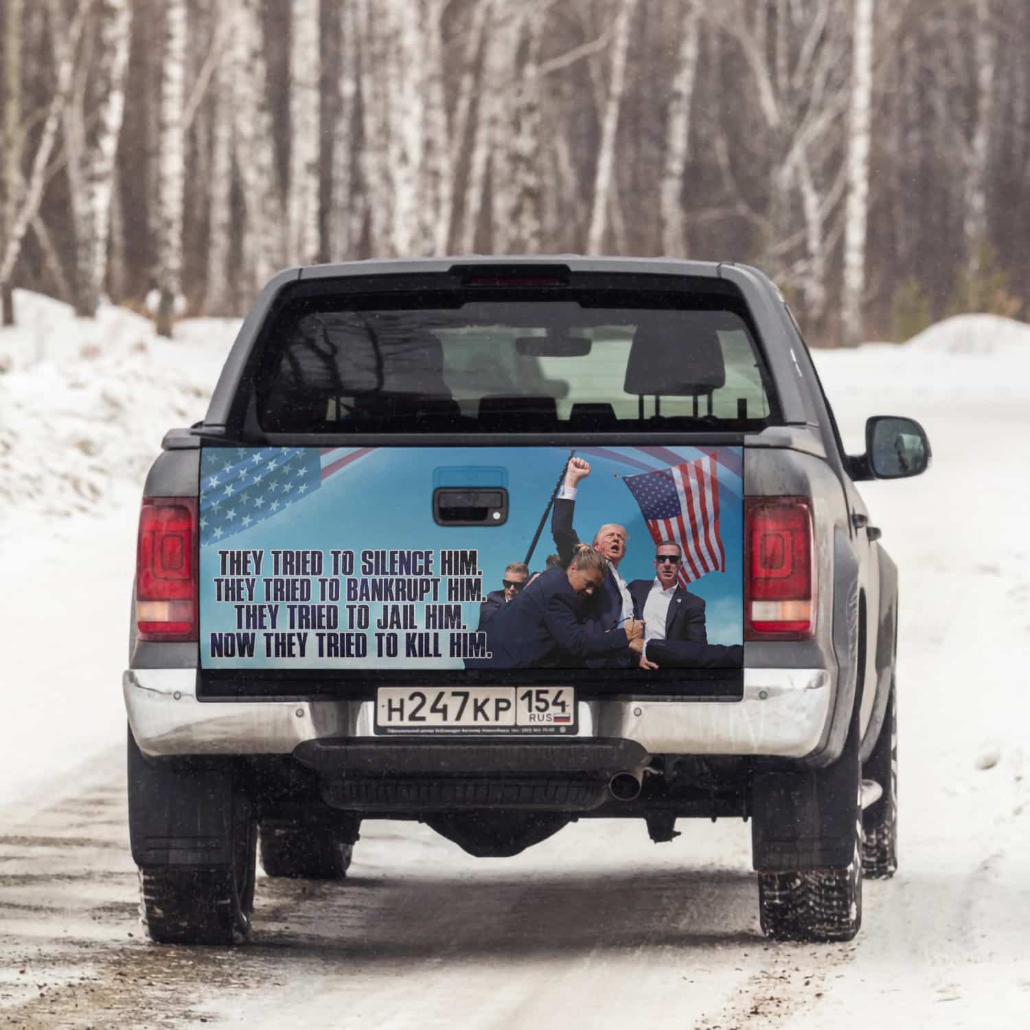 2VT. Trump Silence Him tailgate mk4