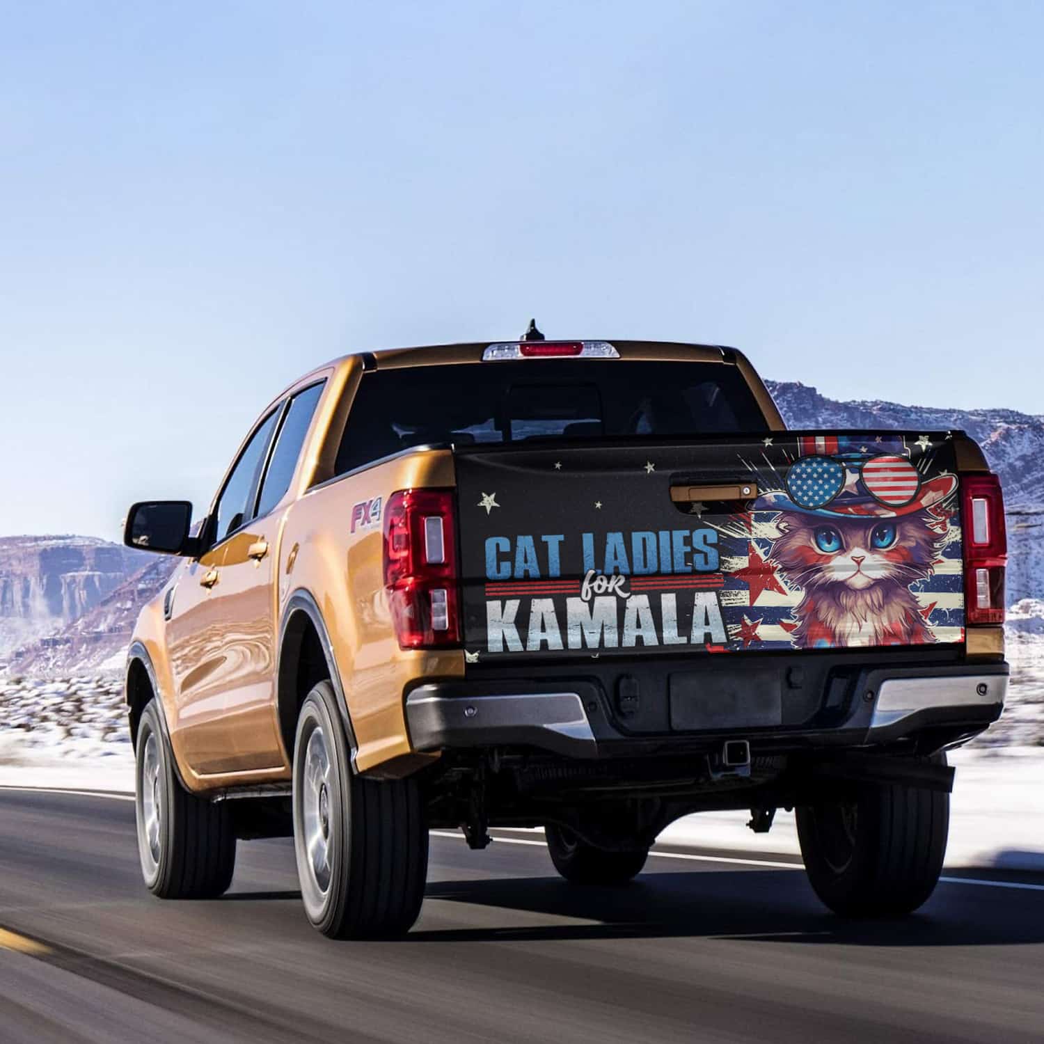 3VT. Cat Ladies For Kamala tailgate mk5