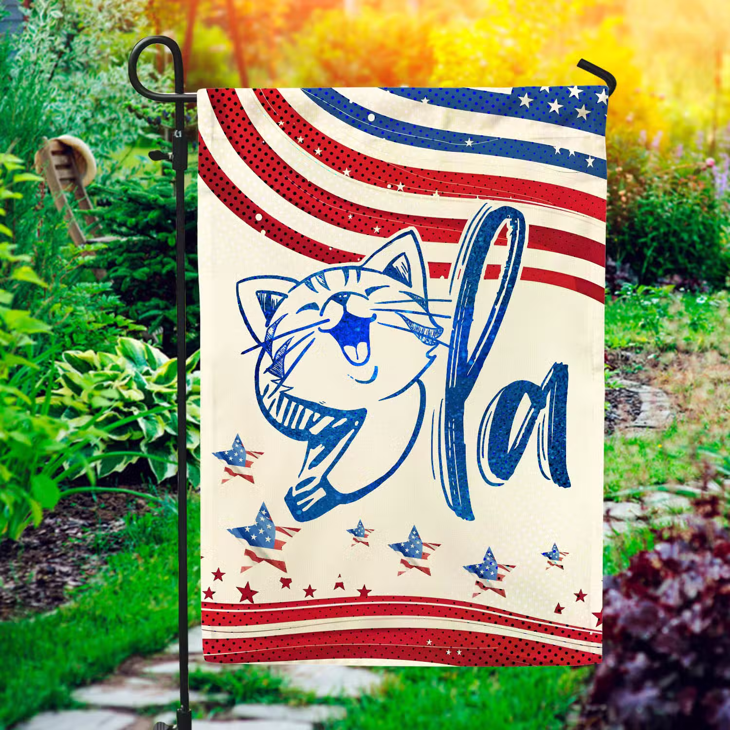 Garden Flag Mockup 1