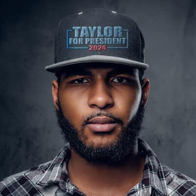 Alternative view of Taylor For President 2024 Funny Political Embroidered Twill Hat Adjustable Cap For Men Women