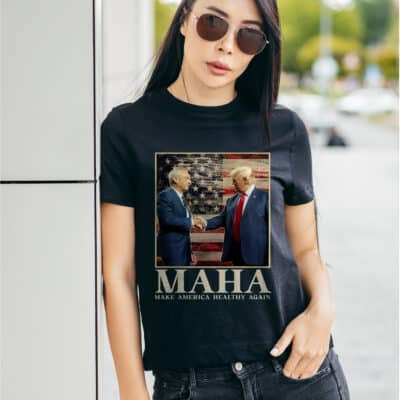 Alternative view of Maha Make America Healthy Again Trump Robert Kennedy Political T-Shirt