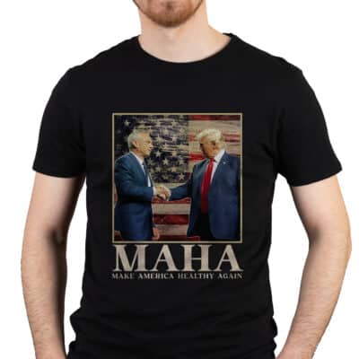 Maha Make America Healthy Again Trump Robert Kennedy Political T-Shirt