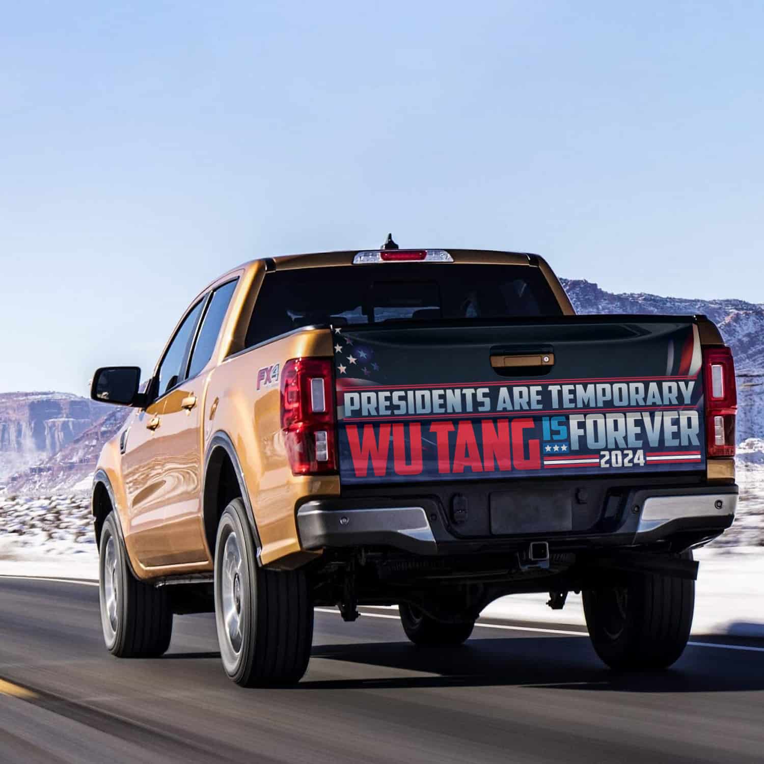 4VT. Presidents Are Temporary tailgate mk5