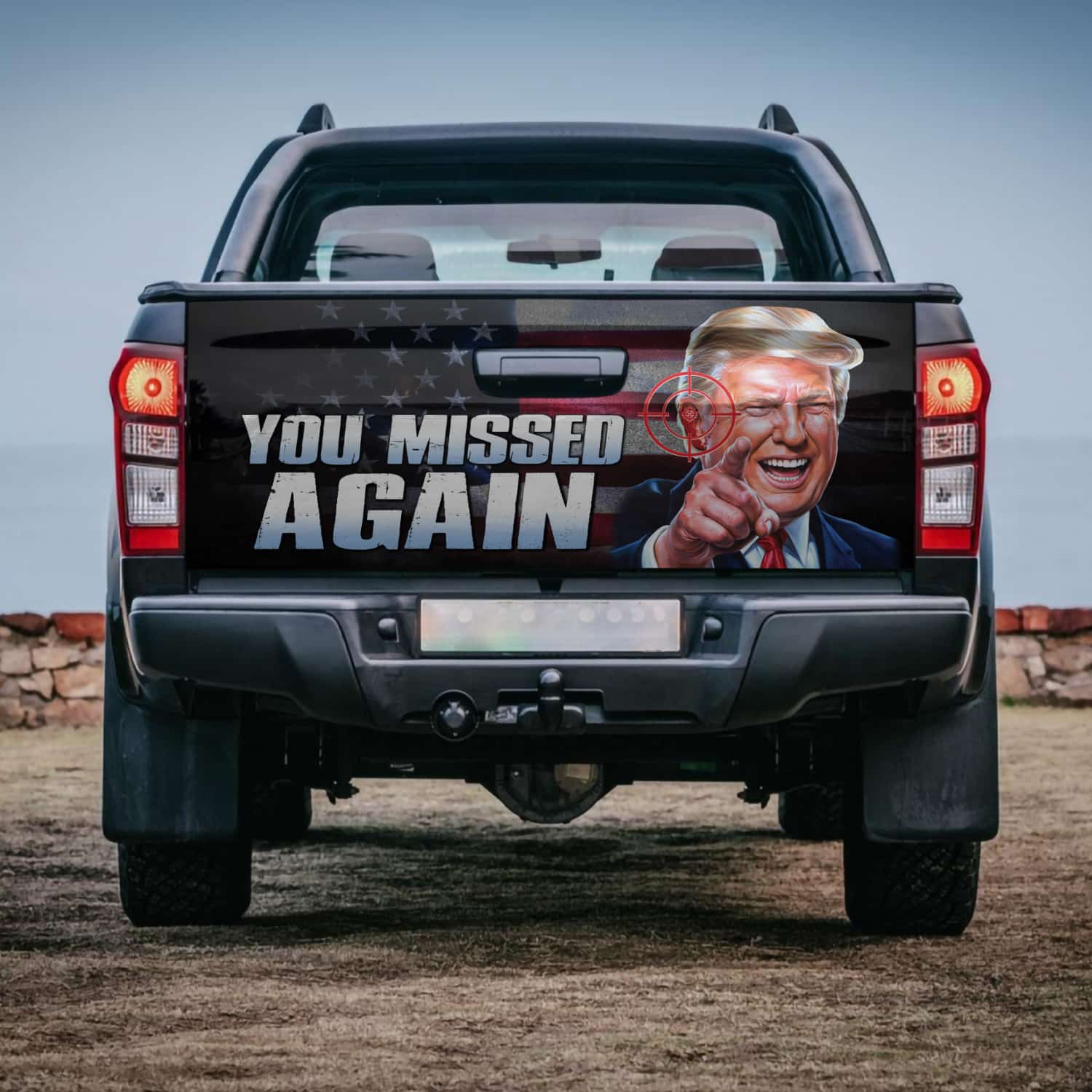 9VT. UU TIEN Trump You Missed Again tailgate mk2