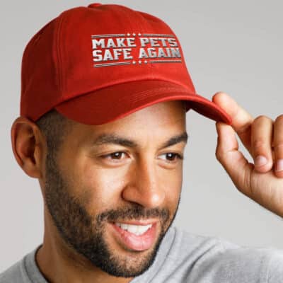 Make Pets Safe Again Embroidered Cap – Twill Cap – Political President Election 2024 Hat for Men Women