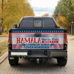 Kamala Harris Walz 2024 Common Sense Over Nonsense Truck Tailgate Decal Sticker Wrap