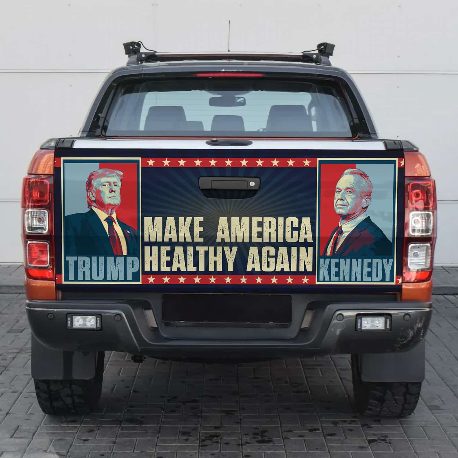 1VT. Kennedy Trump Make America Healthy tailgate mk2