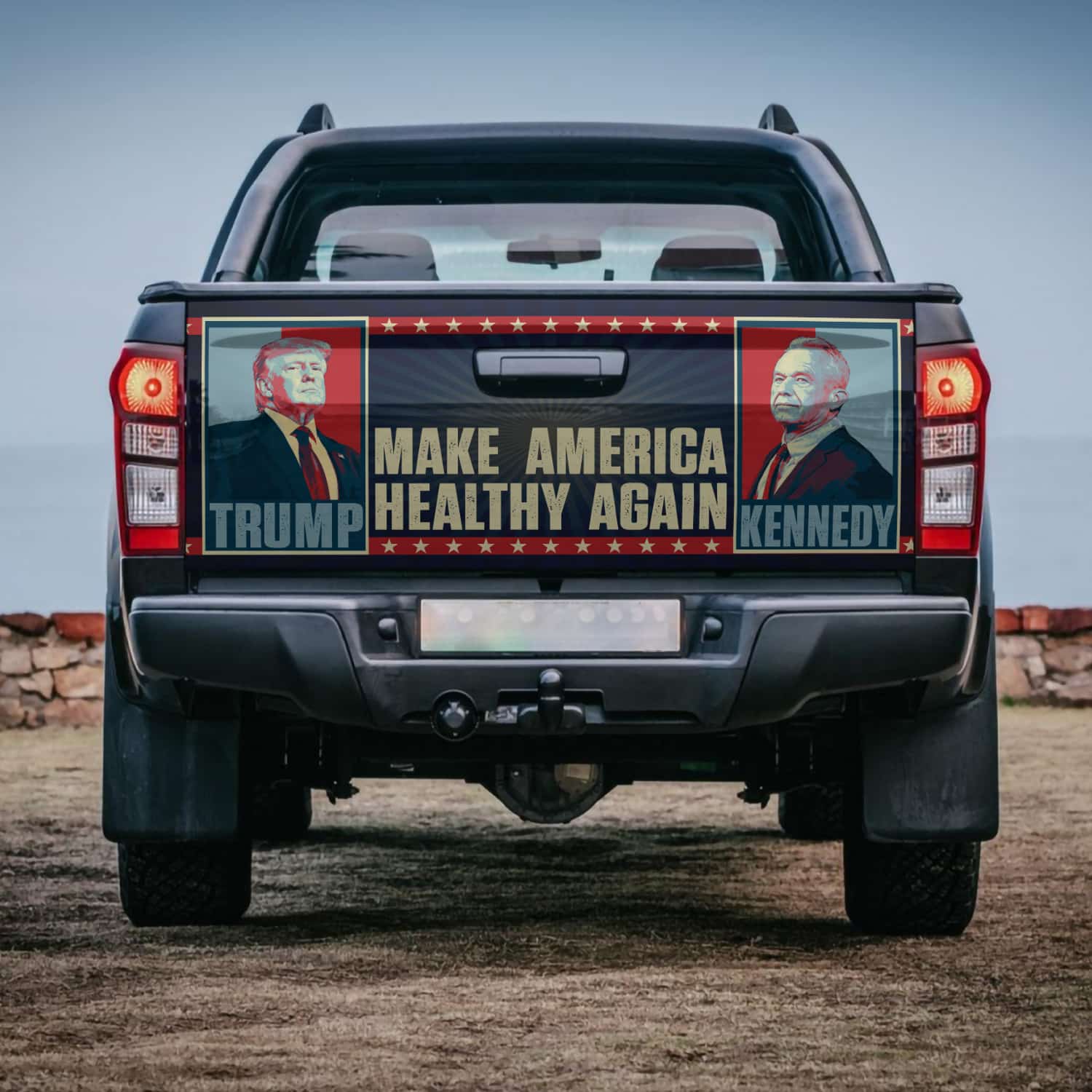 1VT. Kennedy Trump Make America Healthy tailgate mk3