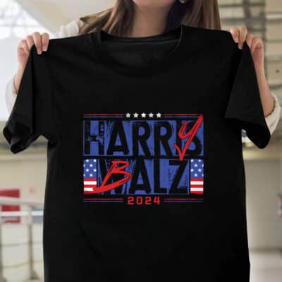 Harris Walz 2024 Funny Harry Balz T-Shirt - Funny Presidential Election Shirt