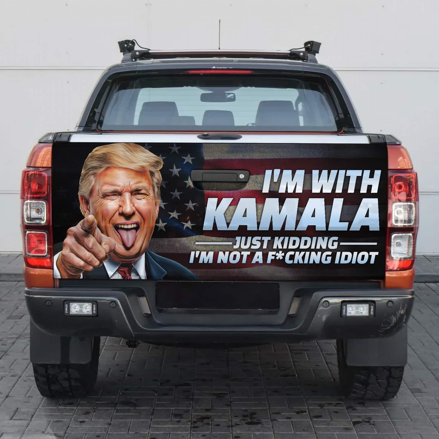 5VT. UU TIEN Trump With Kamala tailgate mk2