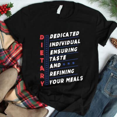 Alternative view of Dietary Dedicated Individual Ensuring Taste And Refining Your Meals T-Shirt
