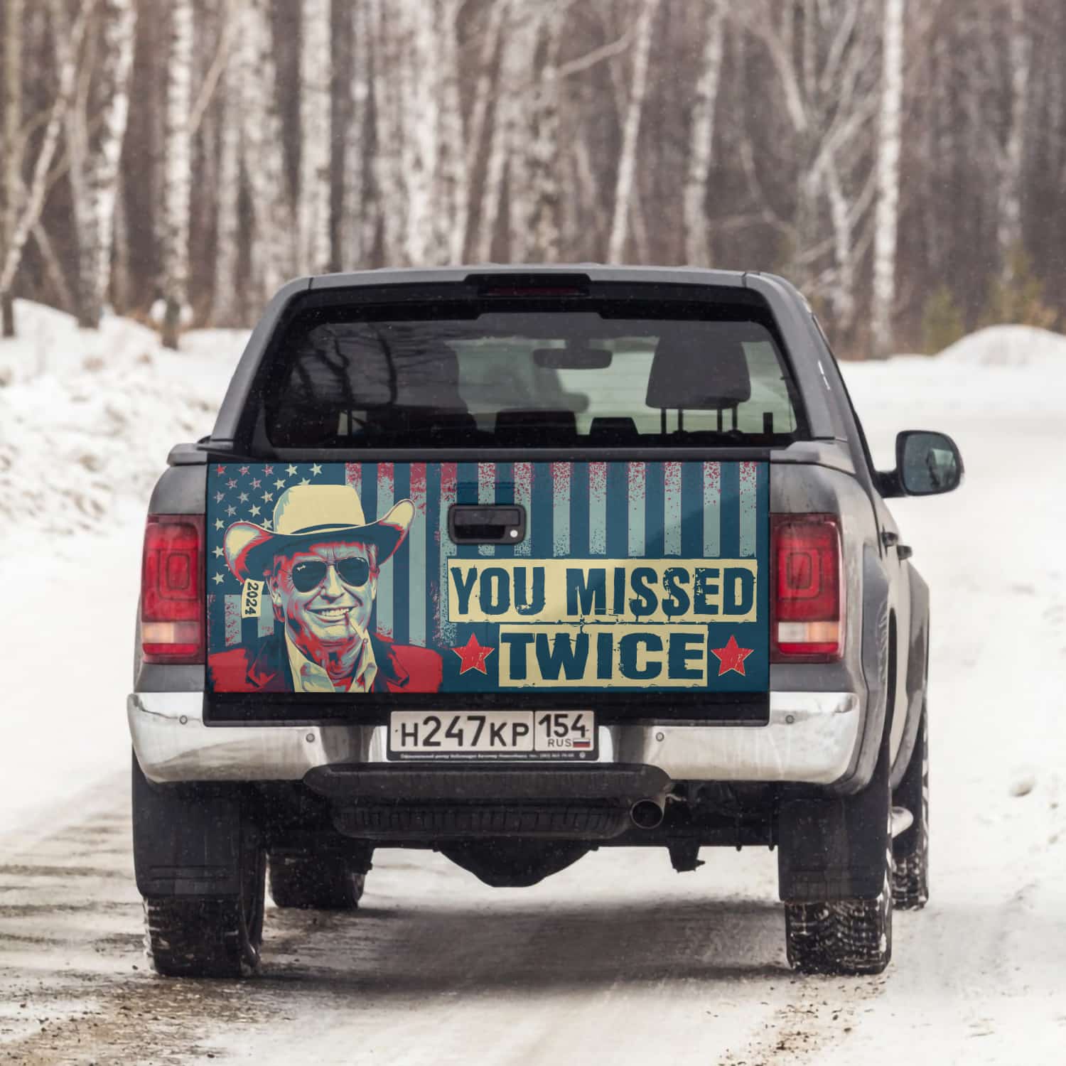 6VT. Trump You Missed Twice tailgate mk4