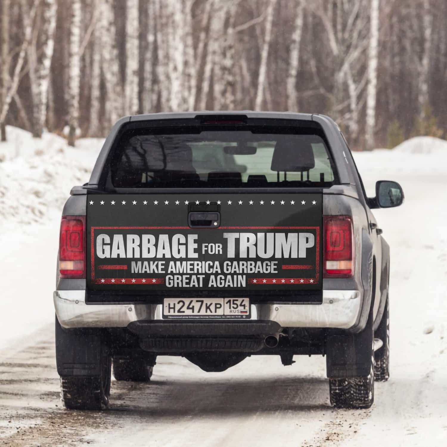 9VT. Garbage Great Again tailgate mk4