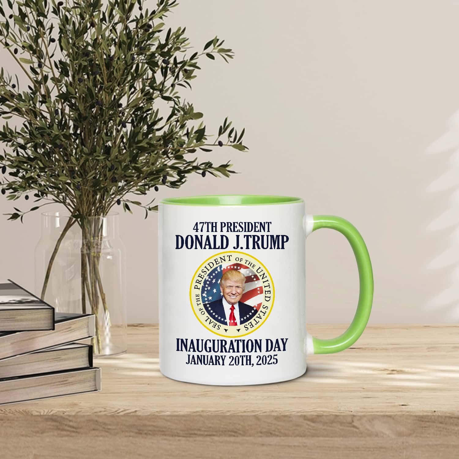thumbnail image 2 of Donald Trump 47th President Inauguration Day Coffee Mug - 2024 - Bliss Monkey Co. 2 of 5
