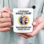 47th President Donald Trump Inauguration Day January 20th 2025 Ceramic Coffee Mug - Beer Stein - Travel Mug