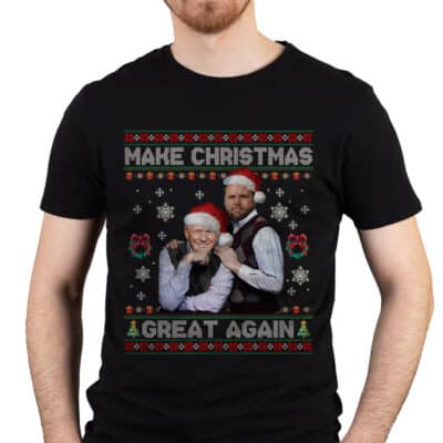 Alternative view of Trump Vance Make Christmas Great Again Funny T-Shirt - Support Trump President 2024 Shirt