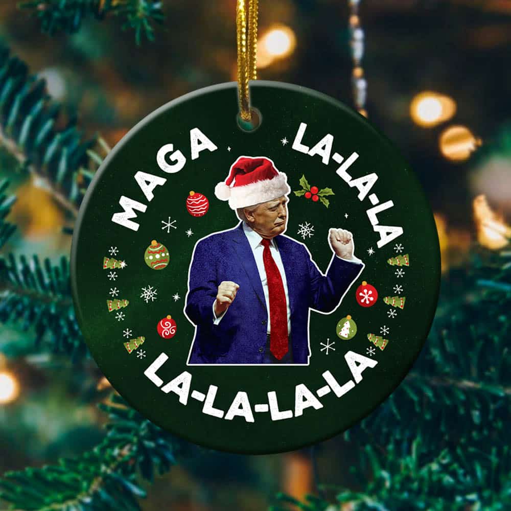 9VT. Trump Maga La ornament mk3