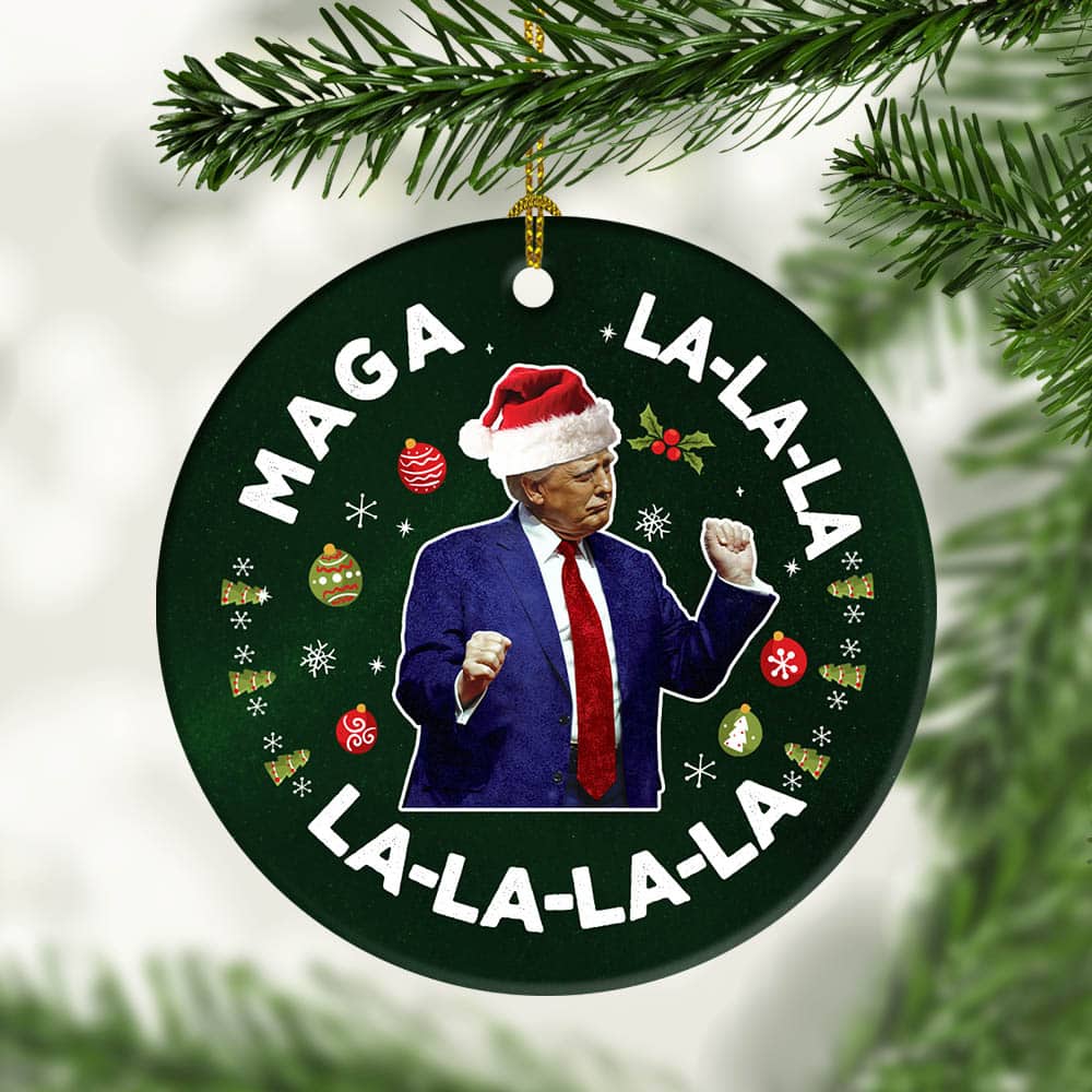 9VT. Trump Maga La ornament mk4