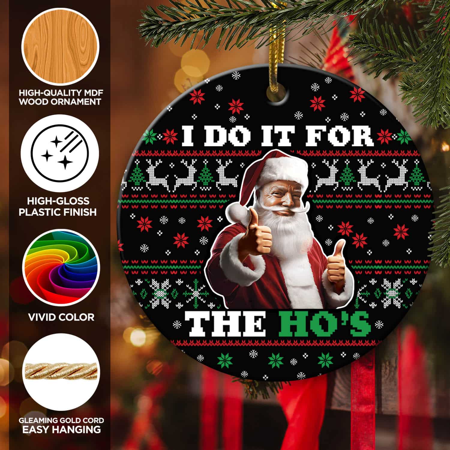 11VT. Trump Do It For The Hos ornamen mk1