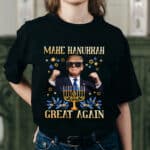 Make Hanukkah Great Again Funny Trump T-Shirt