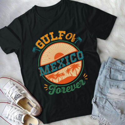 Gulf of Mexico Forever T-Shirt - Gulf of Mexico Palms Summer Holiday Vacation Shirt