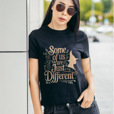 Alternative view of Some Of Us Are Just Different Witch T-Shirt - Witch V-Neck Shirt For Women