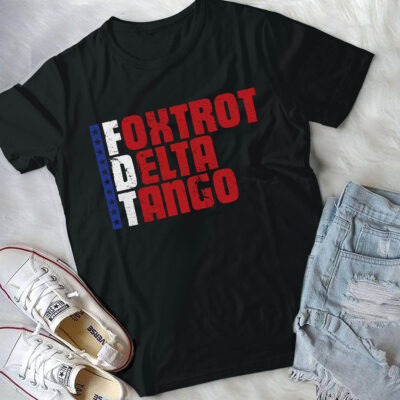 Foxtrot Delta Tango T-Shirt - Funny Foxtrots Delta Tangos V-Neck Shirt