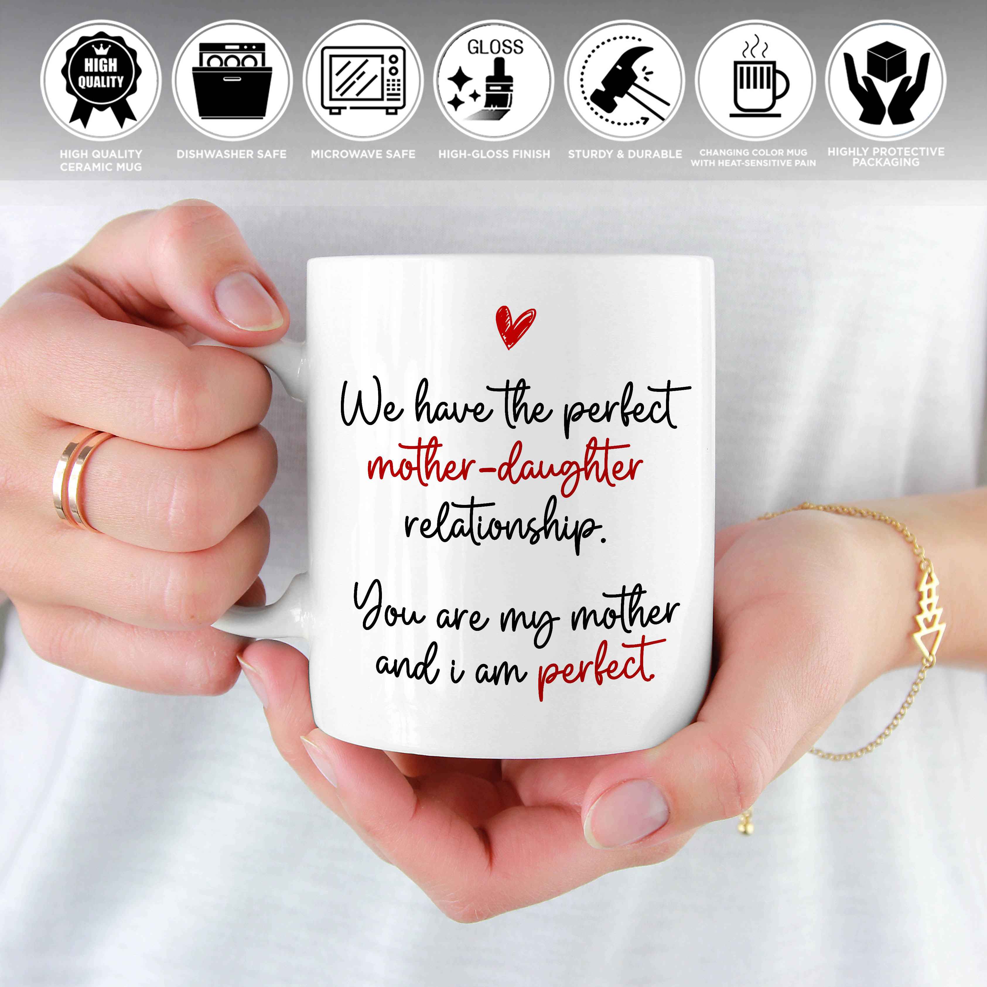 6VT. Perfect Mother Daughter mug mk6
