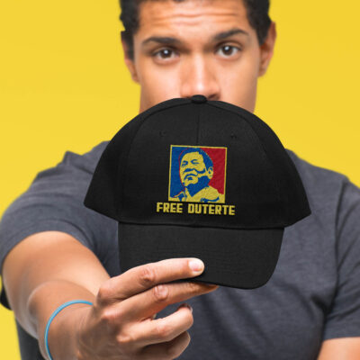 Alternative view of Free Duterte Supporter Embroidered Twill Hat Adjustable Cap For Men Women - I Stand With Rodrigo Duterte Hat