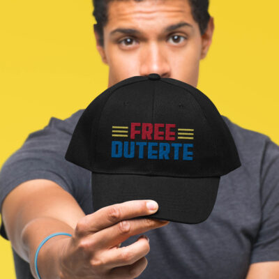 Alternative view of Free Duterte Embroidered Twill Hat Adjustable Cap For Men Women - I Stand With Rodrigo Duterte Political Hat
