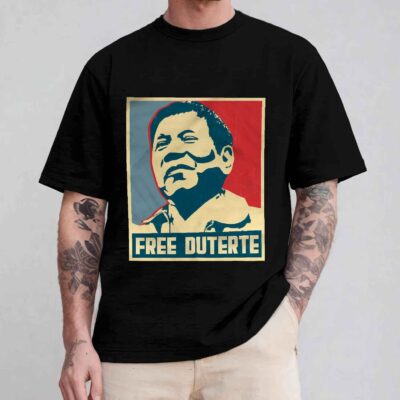 Free Duterte Supporter T-Shirt - I Stand With Rodrigo Duterte Shirt