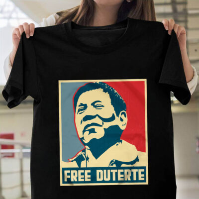 Alternative view of Free Duterte Supporter T-Shirt - I Stand With Rodrigo Duterte Shirt